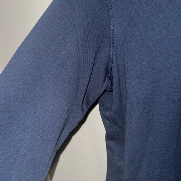 Ted Baker London Men’s Navy 1/2 Zip Preppy Pullover Casual Sweater Size 4 - Picture 7 of 12